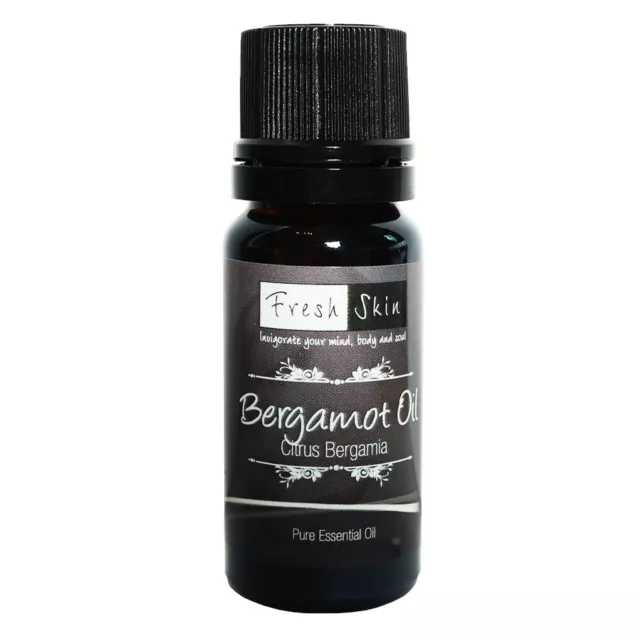 10ml Bergamot Pure Essential Oil - 100% Pure, Certified & Natural - Aromatherapy