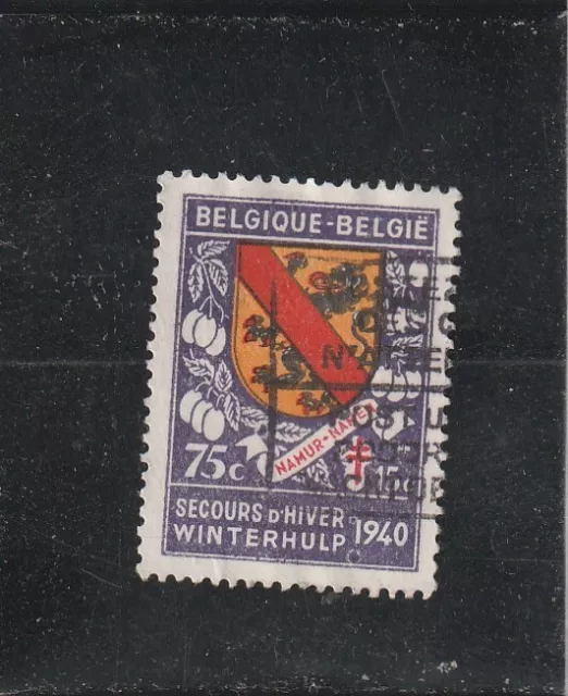 L5968 BELGIQUE Timbre N° Y&T 542 de 1941 " Secours d'Hiver Namur " Oblitéré