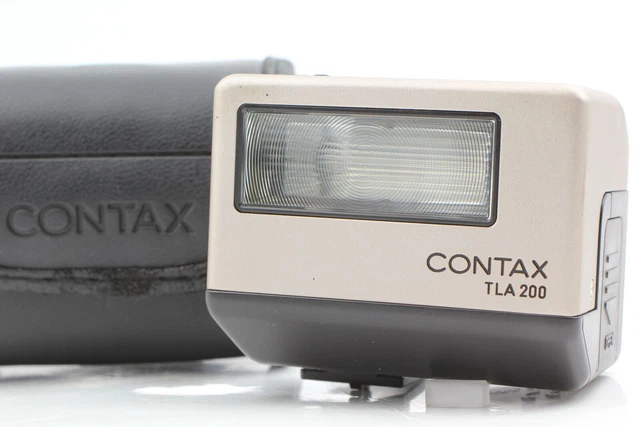 NEAR MINT W/CASE] Contax TLA 200 TLA200 Shoe Mount Flash for G1 G2