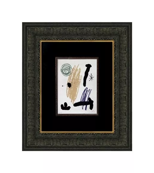 Joan Miro Handsigniert Original Lithographie Lt. Ed. 14/100