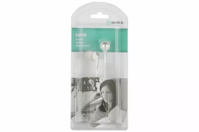 Avlink: runde In-Ear-Kopfhörer, weiß, EB9W 2