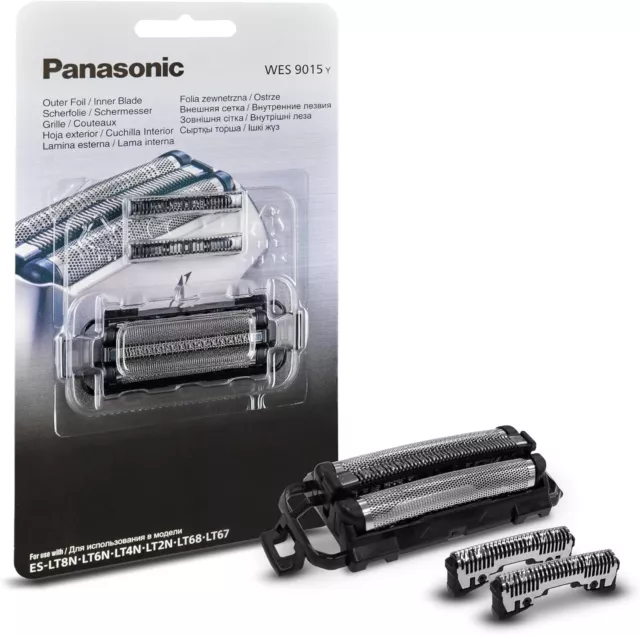 Panasonic WES9015Y1361 Ersatzscherblatt und Schermesser Kombi-Paket