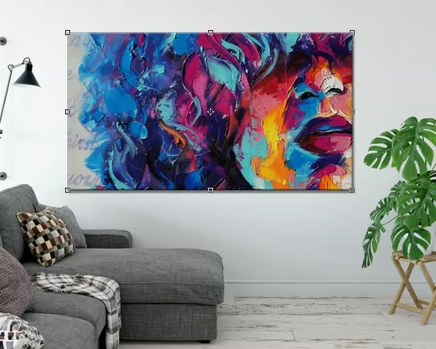 Large Multicoloured Abstract Canvas Collection Home Decor Wall Print Art