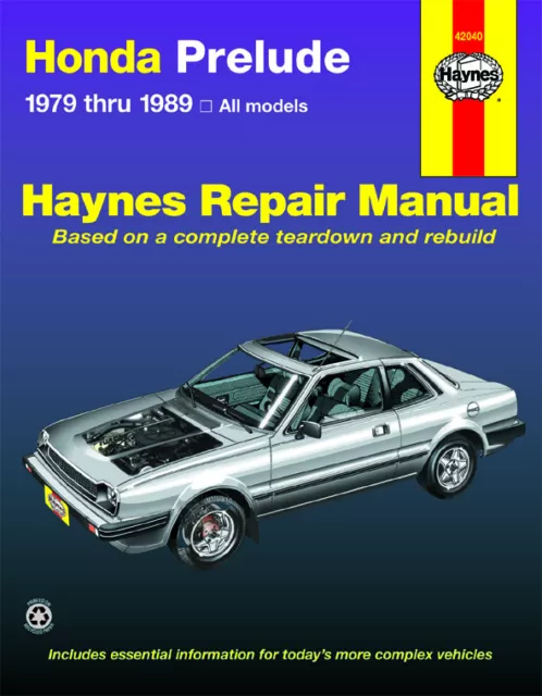 Honda Prelude 1979-1989 Haynes Workshop Manual
