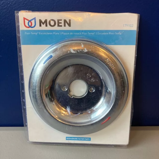 Moen Replacement Posi-Temp Escutcheon Only Chrome 179102