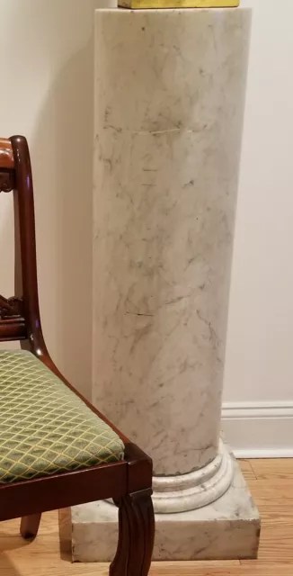Marble Column/Pedestal 42" Tall