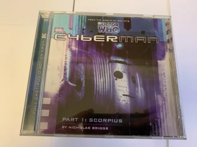 Doctor Who - Cyberman - Part 1: Scorpius - CD Audiobook - Big Finish Audio EX/EX