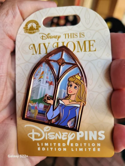 Disney this is my home princess Aurora pin Sleeping Beauty