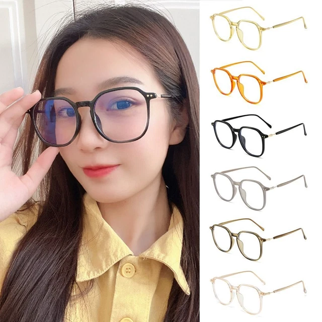 Gafas de ordenador marco ultraligero gafas de gran tamaño anti-luz azul lentes