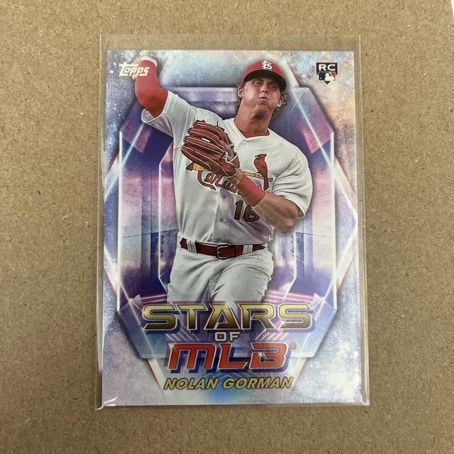 2023 TOPPS SERIES 1 Nolan Gorman STARS OF MLB Insert RC SMLB23