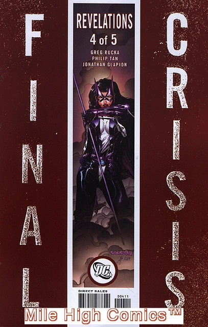 FINAL CRISIS: REVELATIONS (2008 Series) #4 VARIANT Near Mint Comics Book