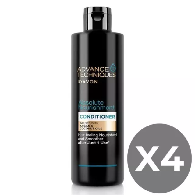 Avon Advance Techniques Absolute Nourishment Conditioner - 250ml X 4