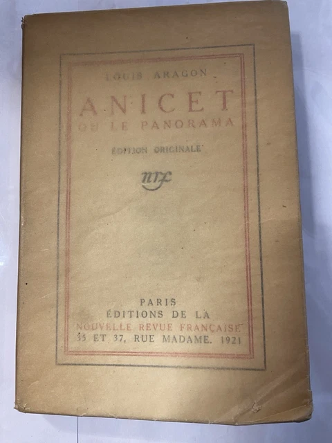 Livre Original Louis ARAGON Le Paysan De Paris - Édition Originale Reliée Signée