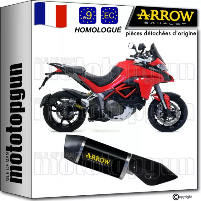 Arrow Pot Echappement Approuve Indy-Race Noir C Ducati Multistrada 1260 2018 18