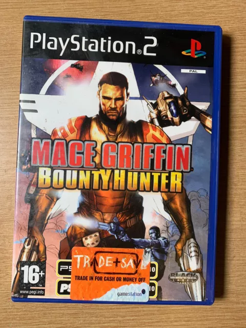 Mace Griffin Bounty Hunter PS2 PlayStation 2 Game Manual PAL UK Fast Post