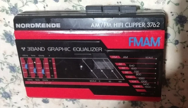 NORDMENDE Hifi Clipper PL-100 Walkman Stereo FM Kassettenspieler Made