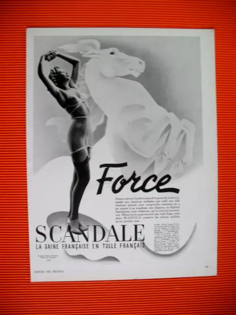 Tulle Sheaths Force Scandal Press Release Starr Ad 1940