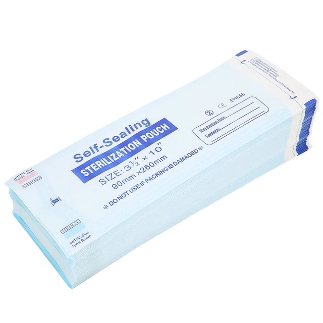 (90 * 260mm)200Pcs Box Sterilization Autoclave Bag Disposable