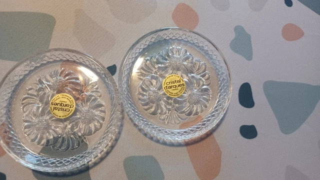 Lot De 6 Sous-verres Vintage Lindauer 1924 - Pièces 25 Centimes, Acier Et Feutrine Verte, Allemagne
