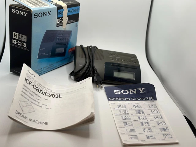 Radio Réveil Sony TFM-C650WL Digimatic – Vintage 70s – Fabriqué Au Japon – FM