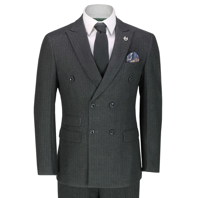 Gilet Homme Sans Manches En Tweed à Chevron - Double Boutonnage - Taille 44 - Neuf Avec étiquettes