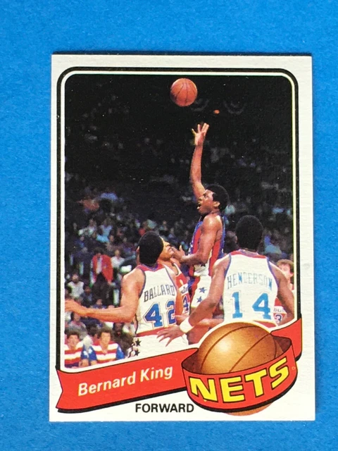 1979-80 TOPPS #14 BERNARD KING NM+ NEW JERSEY NETS HOFer