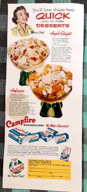 Campfire Marshmallows Ad From Saturday Evening Post May 7, 1955