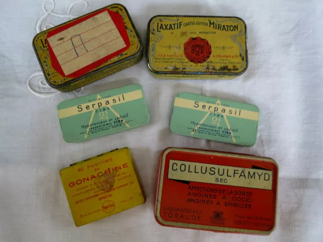 Boîtes ! Anciennes ! Lot !