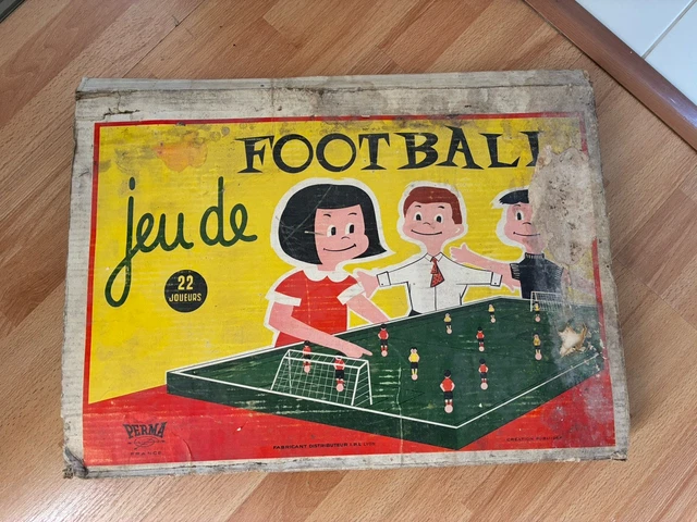 Jeu Airgam Boy Foot Espagne - Années 80 - Complet : 6 Joueurs + But + 2 Ballons