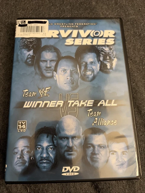 WWF SURVIVOR SERIES 2001 Winner Take All DVD The Rock Stone Cold