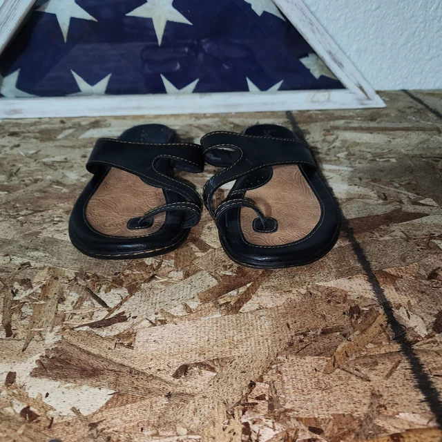 B.O.C. BOC Born Womens Flip Flop Sandals (Black) - SIZE 7