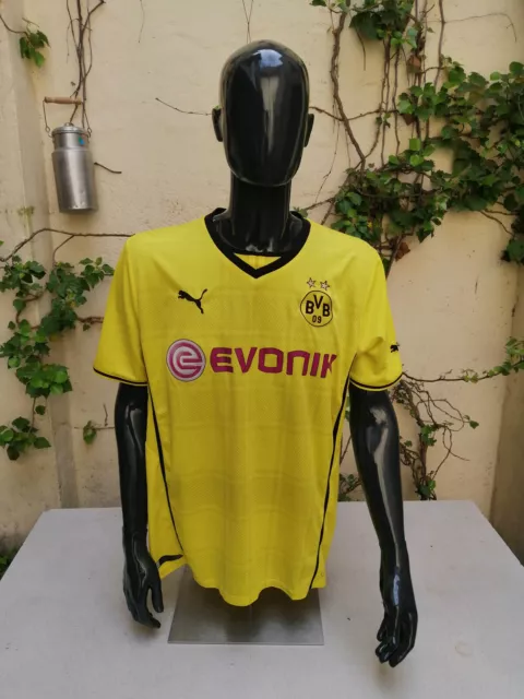 Borussia Dortmund BVB 13/14 ★★ Home Heimtrikot Evonik Puma XXL ★★ AUBAMEYANG #17