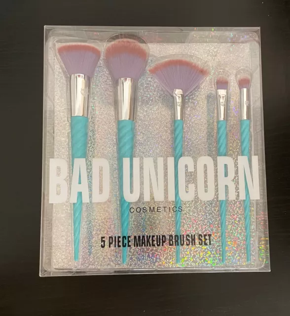 UNICORN 5 Piece Makeup Brush Set~ NEW