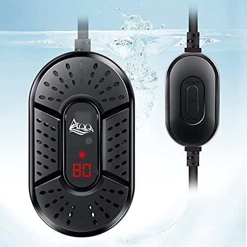 AQQA 75W Mini Aquarium Heater,Betta Turtle Small Fish Tank Submersible Heater...