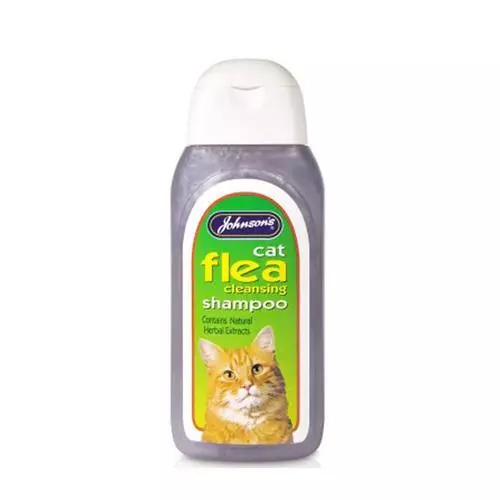 Johnson's Vet Cat Flea Cleansing Shampoo 125ml or 200ml