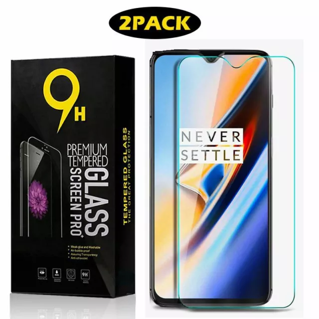 2x Für OnePlus Schutzglas Tempered Hartglas Displayschutz 9H Handy Klar Panzer