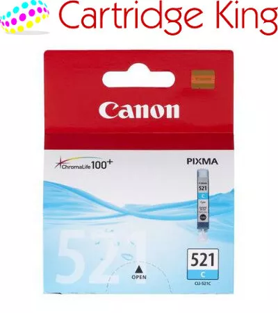 Canon CLI-521 Printer Ink Cartridge Cyan