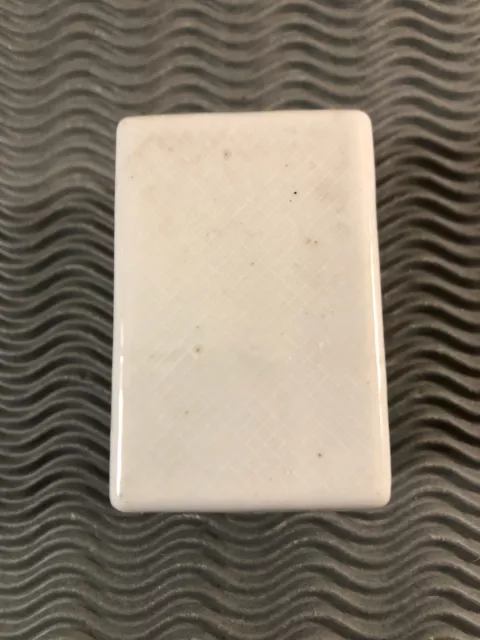 Porte fusible double en porcelaine - Matériel électrique ancien LEGRAND