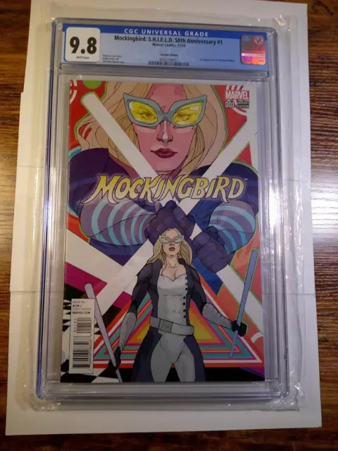 Mockingbird: S.H.I.E.L.D. 50th Anniversary #1, Variant, First Red Widow, CGC 9.8