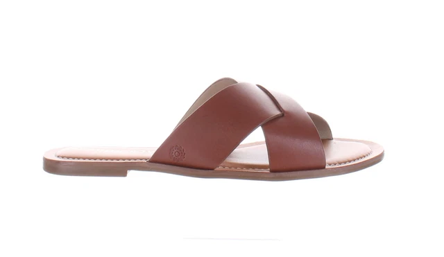 Jack Rogers Womens Slotted Sloane X Brown Sandals Size 9.5 (6905544)