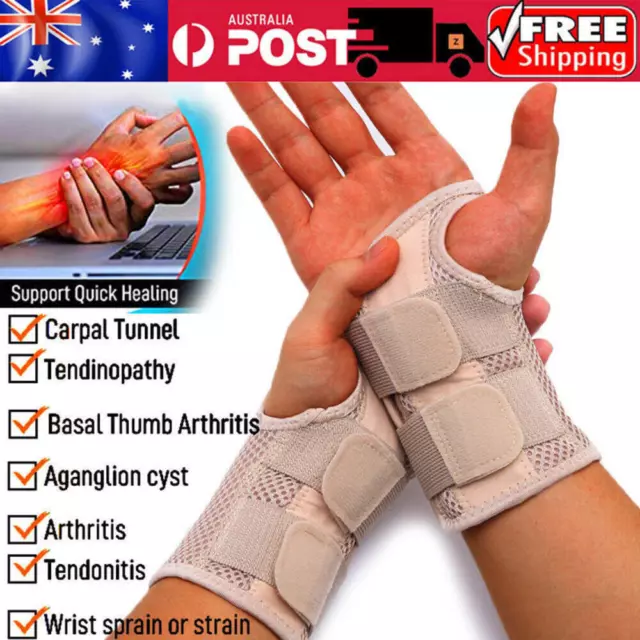 Carpal Tunnel Wrist Brace Night Sleep Wrist Support Wrist Splint Pain Men Womens