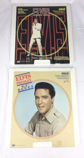 Elvis Presley G.I. blues and his 1968 comeback special RCA video disc