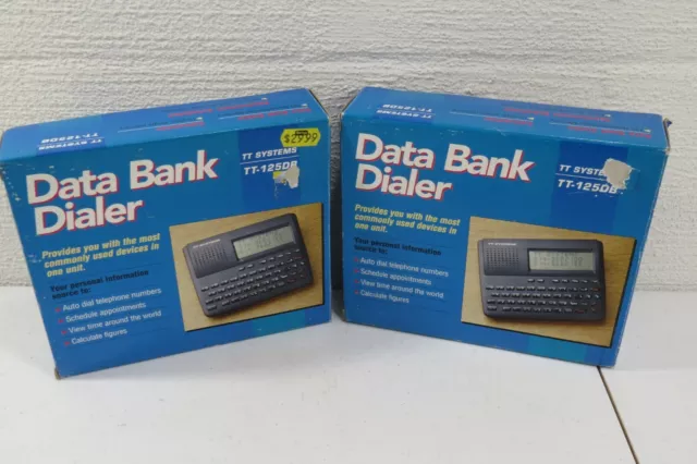 2 Vintage TT Systems TT125DB Data Bank Dialer System New In Box