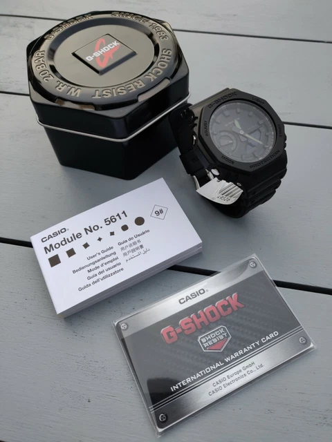 CASIO G-SHOCK GA-2100-1A1ER Stealth Triple Black watch CASIOAK £125.00 ...