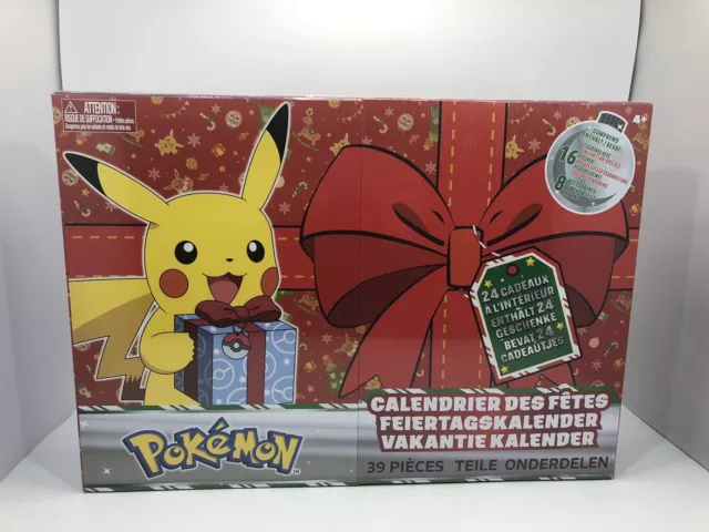 Pokémon Adventskalender Feiertagskalender Figuren NEU