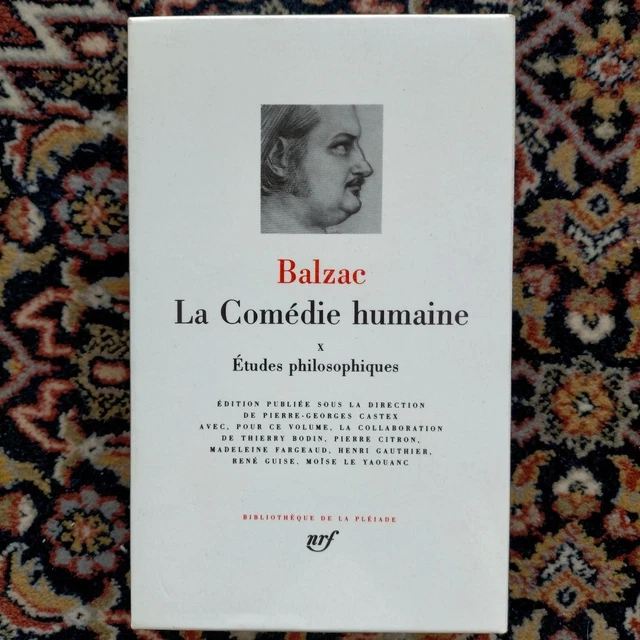 洋書 BALZAC La Comedie Humaine X Pleiade Balzac : La comedie humaine, tome 7 :BIbliotheque de la