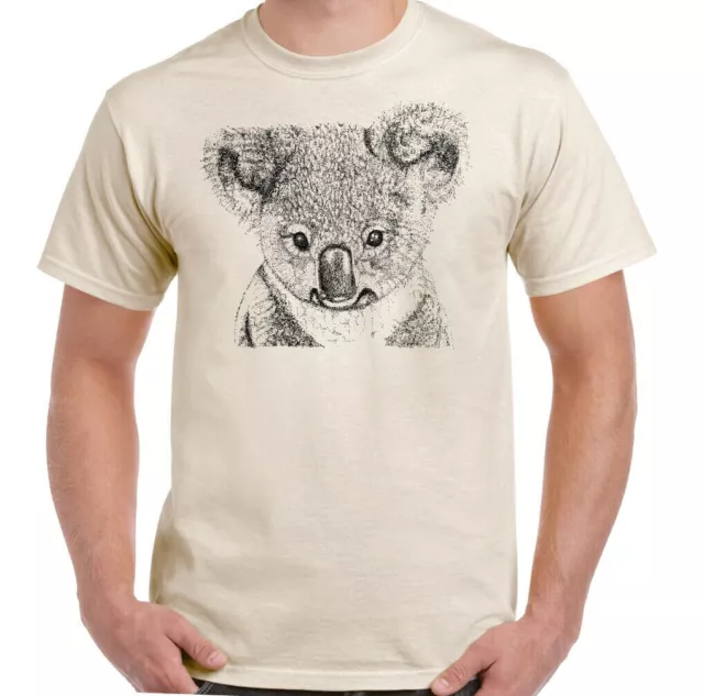 Koala Bear T-Shirt Mens Fashion Australia Wild Animal Australian Top Unisex Tee