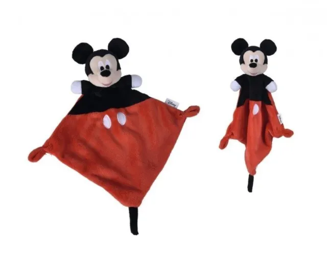 Disney Minnie la souris Doudou plat rouge gris noir nuage