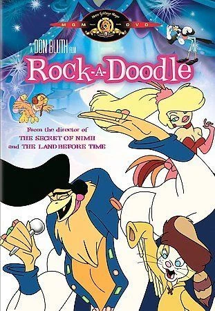 Rock A Doodle Ron Bluth Cartoon Rare Glen Campbell Sandy Duncan Cult 