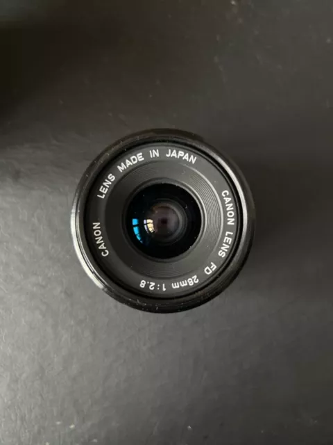 Canon FD 28mm F/2.8 FD Lens